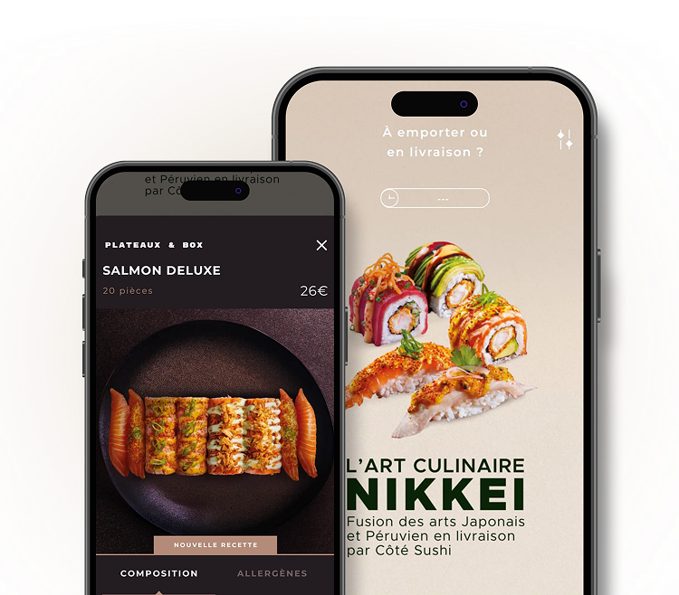 L'application Côté Sushi